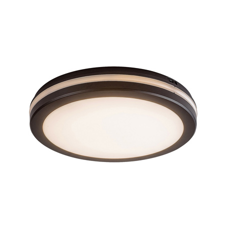 Lampa Sufitowa Ogrodowa Zewnętrzna 28W 2450lm 3000-6500K CCT IP54 Czarny Nowoczesny Indre Rabalux