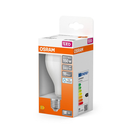 Żarówka LED A68 E27 19W = 150W 2452lm 6500K Zimna 150° STAR CLASSIC Osram