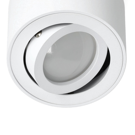 Oprawa Natynkowa Halogenowa Spot Tuba Okrągła Biała OH36 Kobi
