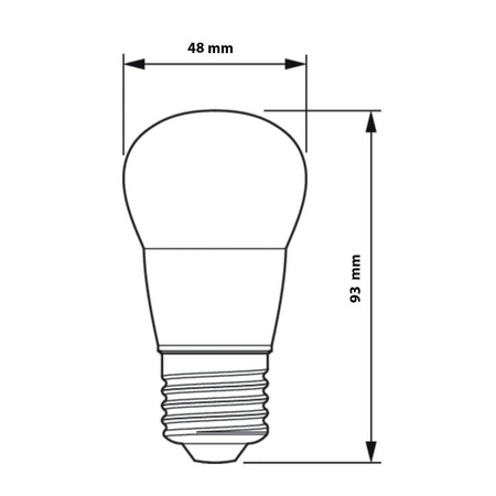 Żarówka LED Kulka E27 P48 7W = 60W 806 lm 2700K Ciepła PHILIPS