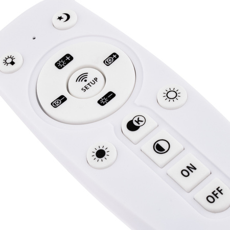 Plafon LED Sufitowy Łazienkowy Lampa sufitowa ORLANDO 40W IP44 CCT 3000K-6000K 38cm + PILOT