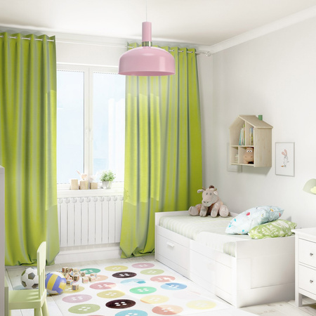 Lampa wisząca różowa żyrandol MiLAGRO MALMO 1x E27