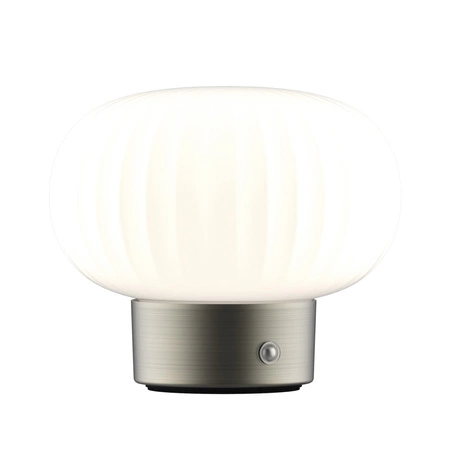 Lampa Stołowa LED 1.8W 150lm 2700K Ciepła Biała Srebrna Ściemnialna Latte Sanico Goldlux