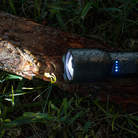 Latarka akumulatorowa LED Klasyczna 20W 800lm Lampka Ręczna Mocna ZOOM VA0180 VAYOX