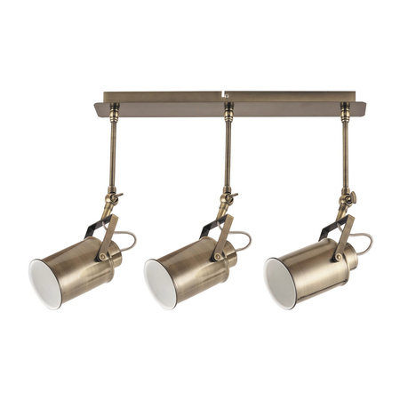Lampa Sufitowa Punktowa Reflektor Spot 3x E27 Brązowy Industrialny Peter 5983 Rabalux
