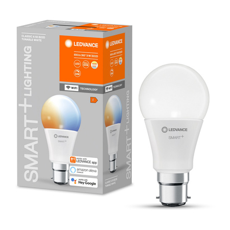 Żarówka LED B22d A60 9W 806lm SMART+ WiFi CCT Ściemnialna Classic LEDVANCE