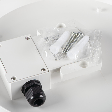 Plafon Lampa Sufitowa LED IPER 10W 1200lm 4000K IP65 Biała Kwadratowa KANLUX