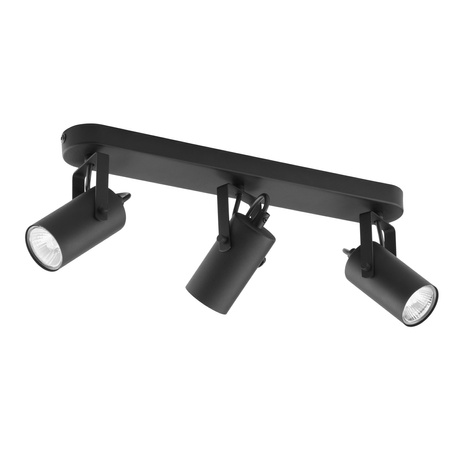 Lampa Sufitowa REDO BLACK Spot Reflektor Czarna Nowoczesna 3xGU10 6502 TK Lighting