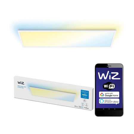 Panel LED Natynkowy 120x30 Lampa Sufitowa KASETON 36W Biały SMART WiFi WiZ