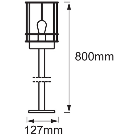 Lampa Ogrodowa Zewnętrzna Kinkiet Elewacyjny LED E27 IP44 Srebrny Endura Ledvance