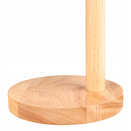 Lampka Biurkowa Stołowa Regulowana E27 Szkolna Nocna Włącznik On/Off Czarna Brązowa Woody Masterled