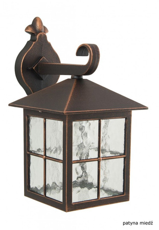 Lampa Ogrodowa Zewnętrzna Elewacyjna KINKIET LED Wenecja K 3012/1/KW E27 Su-Ma