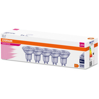 5PAK Żarówka LED GU10 4,3W = 50W 350lm 2700K Ciepła 36° OSRAM Parathom