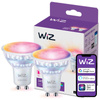 2x Żarówka LED GU10 Reflektor PAR16 4.7W = 50W 345lm 2200-6500K RGB + TW Inteligentna SMART WiFi Bluetooth Aplikacja WiZ