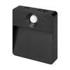 Lampa LED Akumulatorowa 0.6W 85lm 3000/4000/6500K CCT 90° z Czujnikiem Ruchu Ściemnialna Czarny Poli Masterled