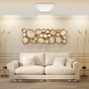 Plafon LED Lampa Sufitowa Natynkowa Złoty kwadratowy QUADRO 66W 50 cm CCT + Pilot Milagro