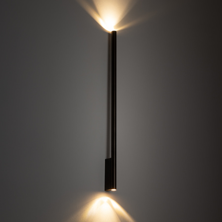 Kinkiet Ścienny Lampa Natynkowa 2x G9 Brązowa Nowoczesna LASER WALL XL 10832 Nowodvorski