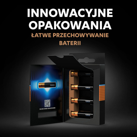 Baterie Alkaiczne DURACELL OPTIMUM AAA LR3 4szt