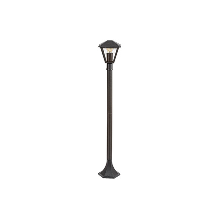 Lampa Ogrodowa Słupek Zewnętrzny Stojący E27 IP44 Czarny Klasyczny Paravento Rabalux