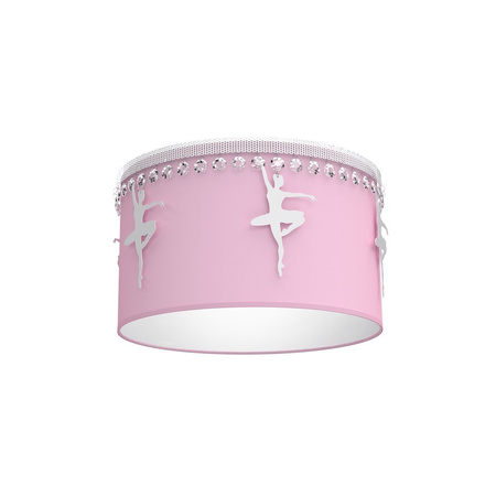 Lampa Sufitowa BALETNICA Różowa 1xE27 Milagro