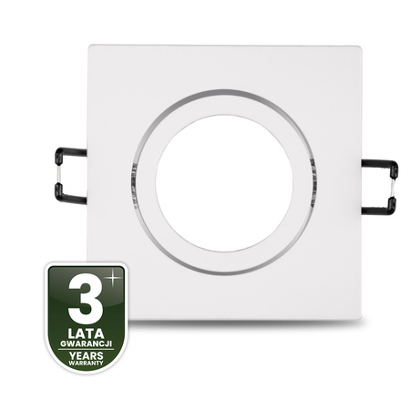 Oprawa Halogenowa Podtynkowa Lampa Sufitowa Kwadrat Ruchoma GU10 MR16 Biała TRIAM LUMILED