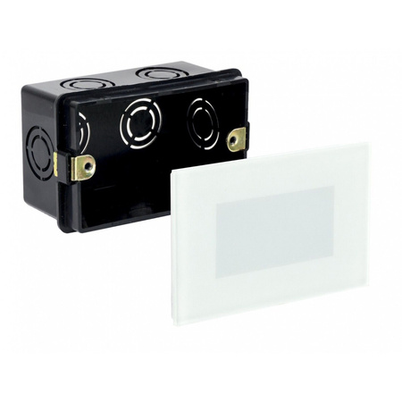 Lampa Elewacyjna Zewnętrzna LED Oprawa Schodowa Wpuszczana do Wbudowania 2,5W 4000K IP65 Su-Ma