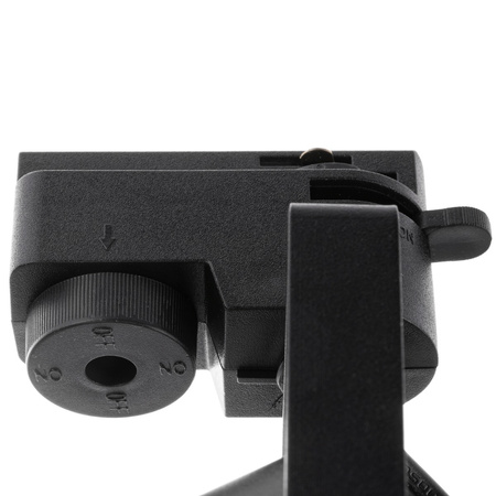 Reflektor Szynowy GU10 Czarny Mat Lampa do Szynoprzewodów Jednofazowych