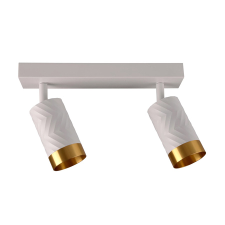 Lampa Listwa Oprawa Sufitowo-Ścienna LED 2 x GU10 ARRAS Biały GOLDLUX (Polux)