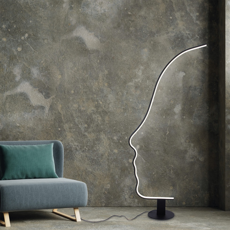 Lampa Podłogowa LED 25W 3000lm 4000K Neutralna Czarna Stranger Sanico Goldlux