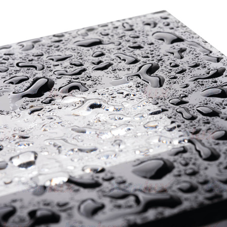 Lampa Ogrodowa Zewnętrzna Elewacyjna GLASI LED 3W 4000K IP44 Wpuszczana Czarna Kanlux