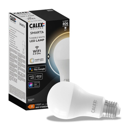 Żarówka LED E27 SMART WiFi 9,4W 806lm CCT TUYA CALEX