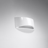 Lampa Ścienna Kinkiet G9 Półokrągła Biała Nowoczesna Vixen Sollux