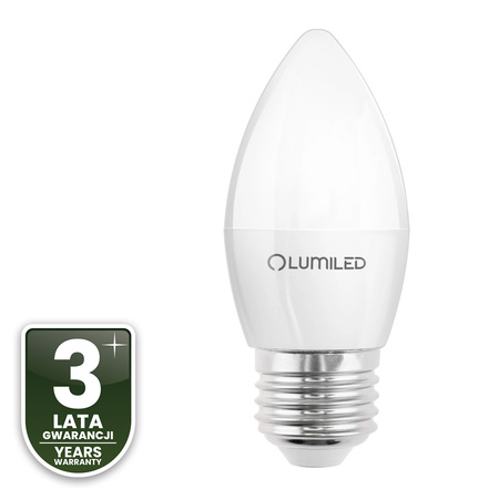 6x Żarówka LED E27 Świeczka B35 8W = 60W 806lm 4000K Neutralna 180° LUMILED