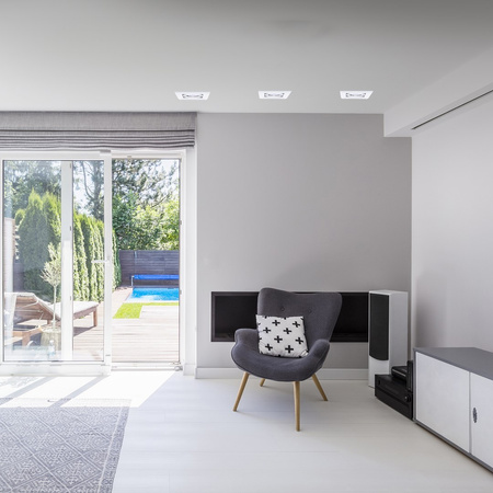 Oprawa Podtynkowa Halogenowa BLOCCO Biała 1xGU10 LED Milagro