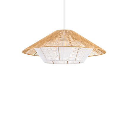 Lampa Sufitowa Wisząca E27 Biała Skandynawska JAPANDI S 11156 Nowodvorski