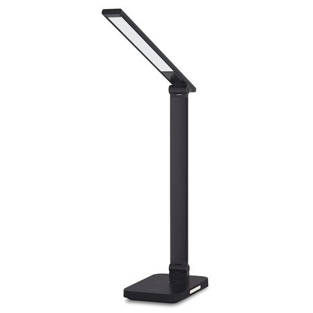 Lampka Biurkowa LED 18W 700lm 6500K Zimna Czarna Ściemnialna Videx