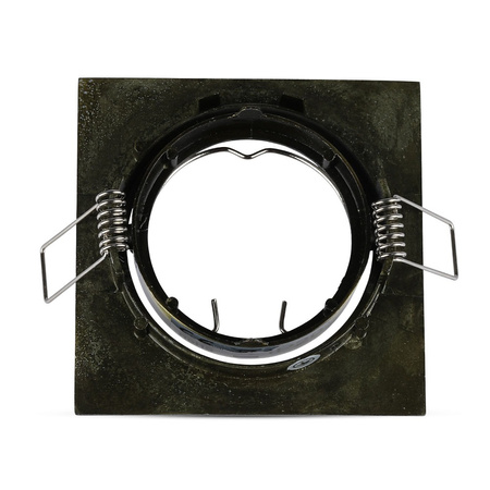 Oprawa Sufitowa Podtynkowa Oczko GU10 Kwadratowa Złota VT-779 V-TAC