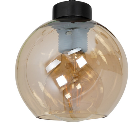 Lampa Ścienna Kinkiet SOFIA Bursztynowa 1xE27 Milagro