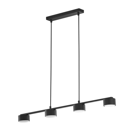 Lampa Sufitowa Wisząca DALLAS BLACK Żyrandol Czarna Nowoczesna 4xGX53 6244 TK Lighting