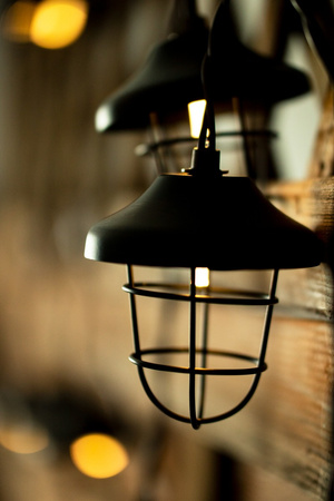 GIRLANDA SOLARNA 10x latarenka metalowa 4,5m ogrodowa ozdobna dekoracyjna 3000K ciepła