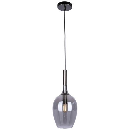 Lampa Wisząca Sufitowa LUGANO SMOKED 1xE14 Milagro