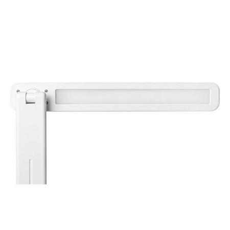 Lampka Biurkowa Stołowa Regulowana LED 5W 400lm 3000-4000-6500K CCT Akumulatorowa Szkolna Nocna Ściemnialna Włącznik On/Off Biała Kivo Masterled