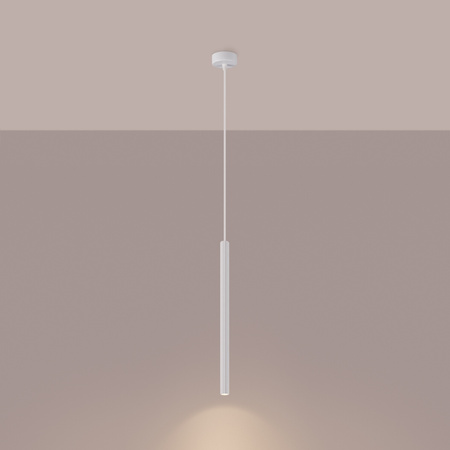 Lampa Sufitowa Wisząca Zwis G9 Tubularna Biała Nowoczesna Arche Sollux