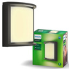 Kinkiet Ogrodowy Lampa Elewacyjna Zewnętrzna LED 12W 1200lm 2700K IP44 Antracyt Samondra Philips