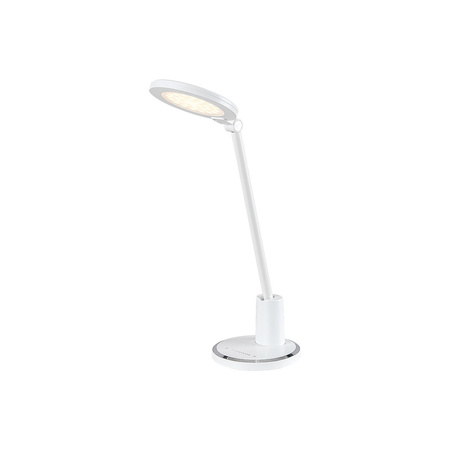 Lampa Stołowa Biurkowa Nocna 10W 700lm 3000-6000K CCT Ściemnialna Biały Nowoczesny Tekla 2977 Rabalux