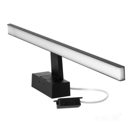 Lampa Ogrodowa Kinkiet Elewacyjny Zewnętrzny LED 12W 840lm 4000K Neutralna IP44 Czarna Lumireflect Kobi