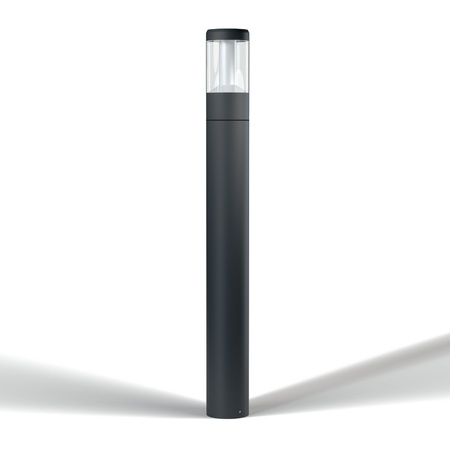 Lampa Ogrodowa Zewnętrzna Stojąca Słupek 12W 610lm 3000K IP54 Szary Endura Ledvance