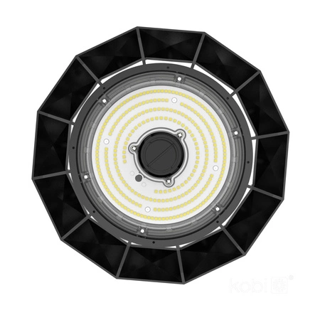 Oprawa Przemysłowa Lampa LED High Bay 200W 36000lm 4000K Neutralna Czarna IP65 IK09 Anica Pro Kobi