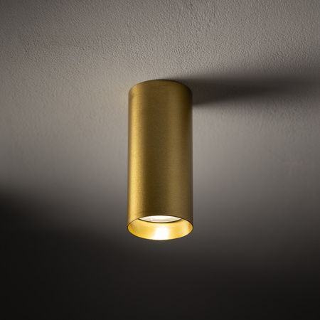 Oprawa Natynkowa Sufitowa GU10 SPOT TUBA Złota MONO S 10780 Nowodvorski
