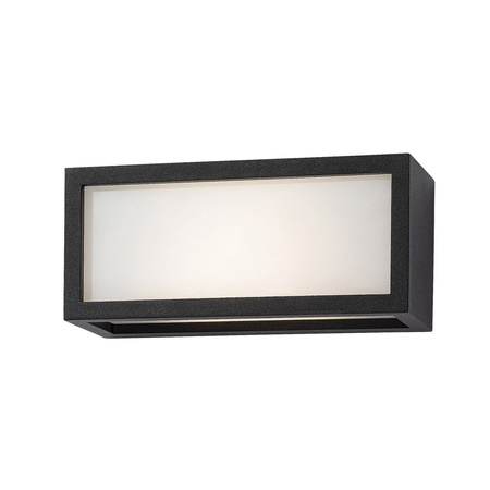 Lampa Ogrodowa Zewnętrzna Kinkiet Elewacyjny LED 10W 480lm 4000K IP54 Czarny Nowoczesny Lublin Rabalux